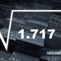 Resultado de la raíz de 1717