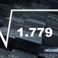 Resultado de la raíz cuadrada de 1779