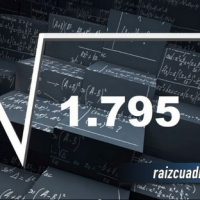 Resultado de la raíz de 1795