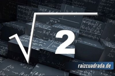 ¿Qué resultado obtenemos al resolver la raíz cuadrada de 2?