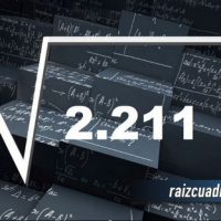 ¿Cuál es la raíz cuadrada de 2211?