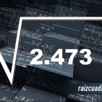 ¿Cuál es la raíz cuadrada de 2473?