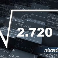 ¿Cuál es el resultado de la raíz cuadrada de 2720?