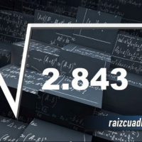 ¿Cuál es el resultado de la raíz cuadrada de 2843?