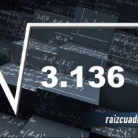 ¿Cuál es la raíz cuadrada de 3136?