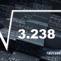 Resultado de la raíz de 3238