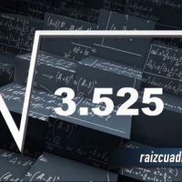 ¿Cuál es el resultado de la raíz de 3525?