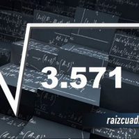 ¿Cuál es el resultado de la raíz cuadrada de 3571?