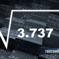 ¿Cuál es la raíz cuadrada de 3737?
