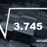 Resultado de la raíz cuadrada de 3745