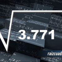 Resultado de la raíz cuadrada de 3771