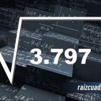 ¿Qué se obtiene al resolver la raíz de 3797?