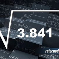 ¿Qué se obtiene al resolver la raíz cuadrada de 3841?