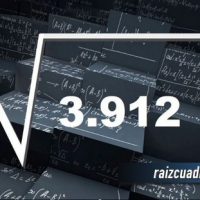Resultado de la raíz cuadrada de 3912