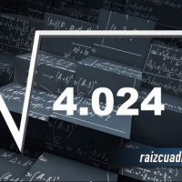 ¿Cuál es la raíz de 4024?