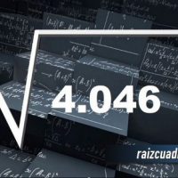 ¿Cuál es la raíz de 4046?