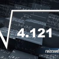 ¿Cuál es el resultado de la raíz cuadrada de 4121?