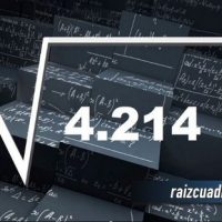 ¿Qué se obtiene al resolver la raíz cuadrada de 4214?