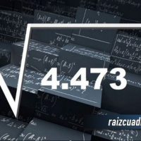 ¿Qué se obtiene al resolver la raíz de 4473?