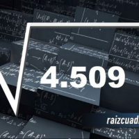 ¿Cuál es el resultado de la raíz cuadrada de 4509?