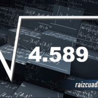 ¿Qué resultado obtenemos al resolver la raíz de 4589?