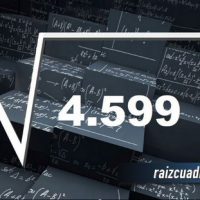 ¿Cuál es la raíz de 4599?
