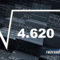 Resultado de la raíz de 4620