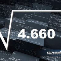 Resultado de la raíz de 4660