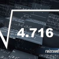 ¿Cuál es la raíz cuadrada de 4716?