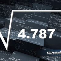 ¿Cuál es la raíz cuadrada de 4787?
