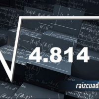 Resultado de la raíz de 4814