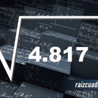 ¿Cuál es la raíz de 4817?
