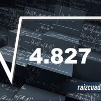 ¿Cuál es el resultado de la raíz cuadrada de 4827?