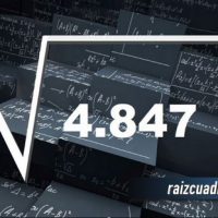 ¿Cuál es el resultado de la raíz de 4847?