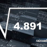 Resultado de la raíz cuadrada de 4891