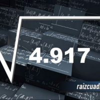 ¿Cuál es la raíz de 4917?