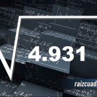 Resultado de la raíz de 4931