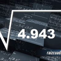 Resultado de la raíz de 4943