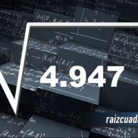 Resultado de la raíz de 4947