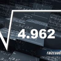 Resultado de la raíz de 4962