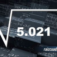 ¿Cuál es la raíz cuadrada de 5021?