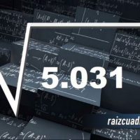 Resultado de la raíz cuadrada de 5031