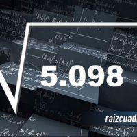 ¿Cuál es el resultado de la raíz de 5098?