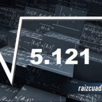 ¿Cuál es la raíz de 5121?