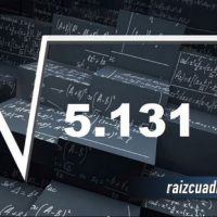 Resultado de la raíz de 5131