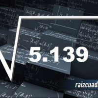 Resultado de la raíz cuadrada de 5139