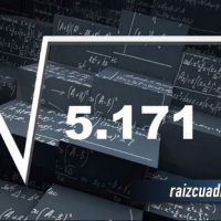 ¿Qué resultado obtenemos al resolver la raíz cuadrada de 5171?