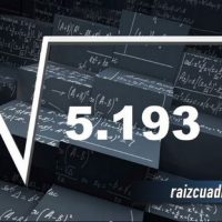 ¿Cuál es la raíz de 5193?