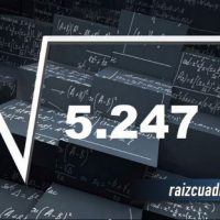 ¿Qué resultado obtenemos al resolver la raíz de 5247?