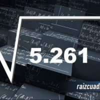 Resultado de la raíz de 5261